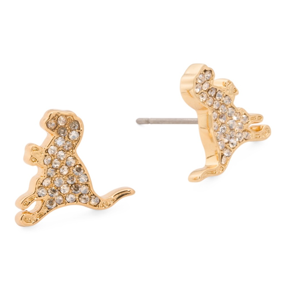 Coach Gold and Silver REXY Stud Earrings